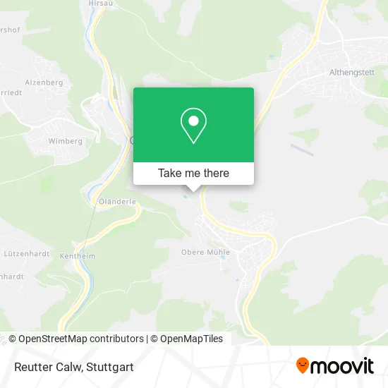 Reutter Calw map