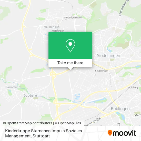 Карта Kinderkrippe Sternchen Impuls Soziales Management