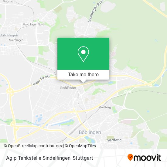 Agip Tankstelle Sindelfingen map