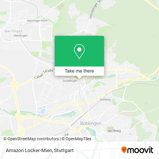 Amazon Locker-Mien map