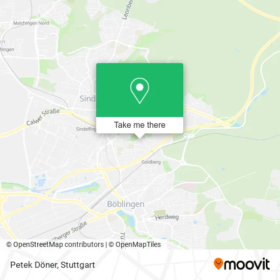 Карта Petek Döner