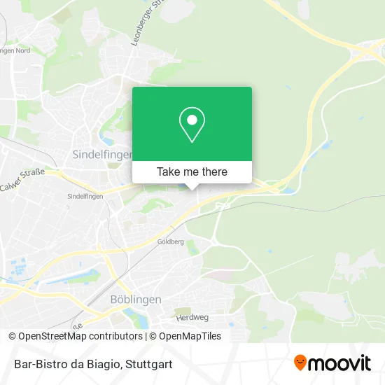 Карта Bar-Bistro da Biagio