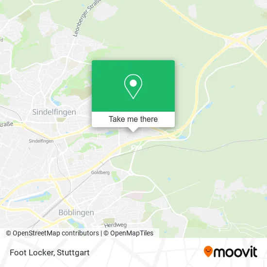 Карта Foot Locker