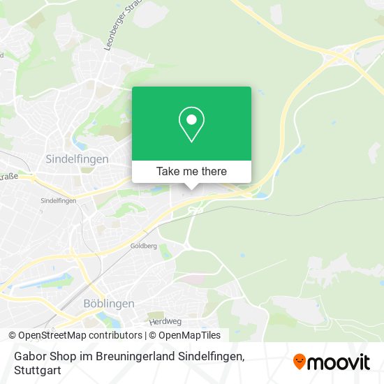 Gabor Shop im Breuningerland Sindelfingen map