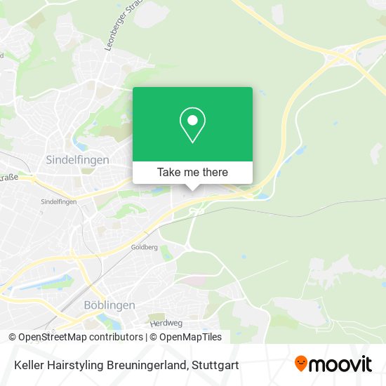 Keller Hairstyling Breuningerland map