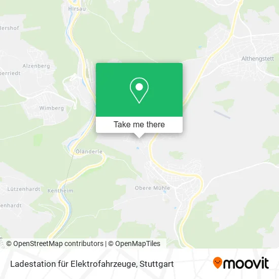 Карта Ladestation für Elektrofahrzeuge
