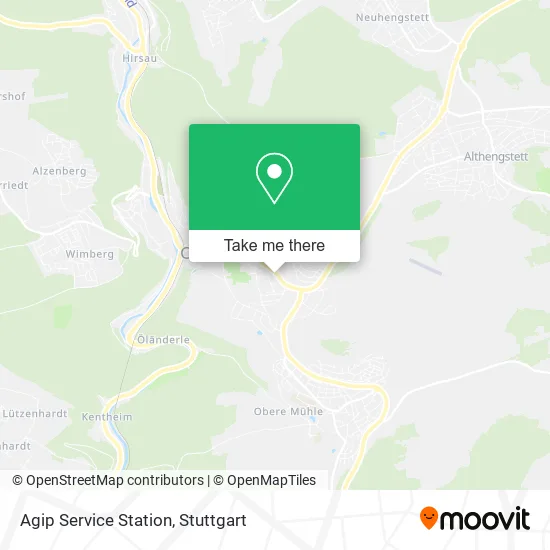 Карта Agip Service Station