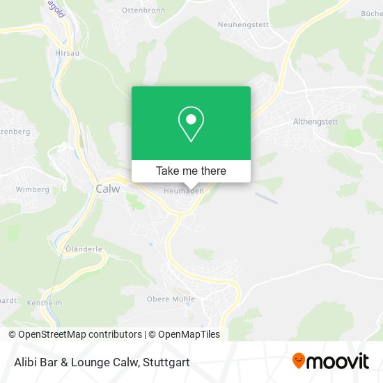 Карта Alibi Bar & Lounge Calw