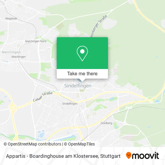 Карта Appartis - Boardinghouse am Klostersee