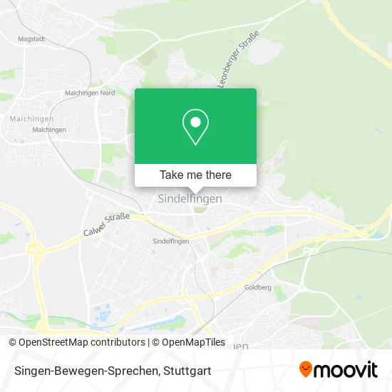 Карта Singen-Bewegen-Sprechen