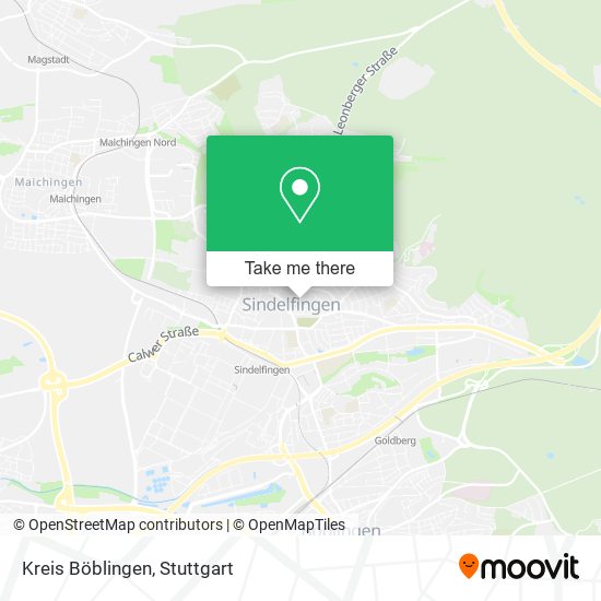 Kreis Böblingen map