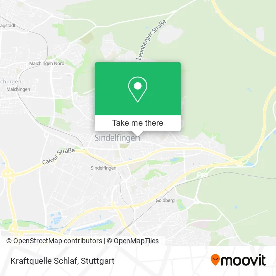 Карта Kraftquelle Schlaf