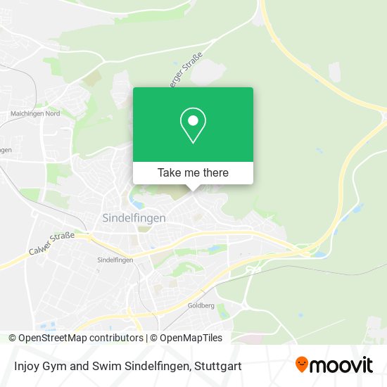 Injoy Gym and Swim Sindelfingen map