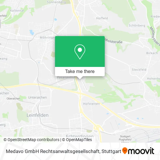 Medavo GmbH Rechtsanwaltsgesellschaft map