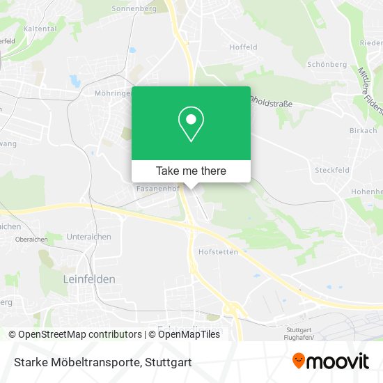 Starke Möbeltransporte map