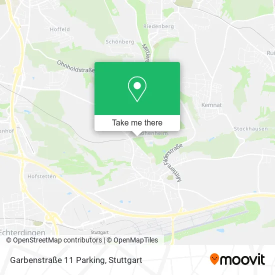 Карта Garbenstraße 11 Parking