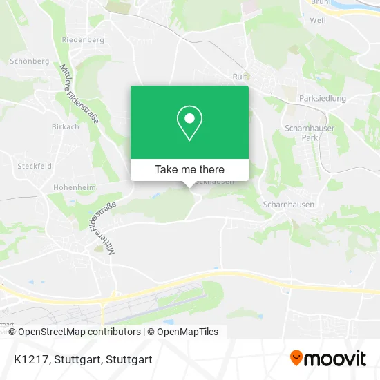 Карта K1217, Stuttgart
