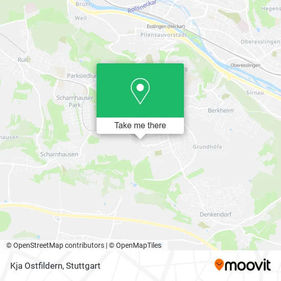 Карта Kja Ostfildern