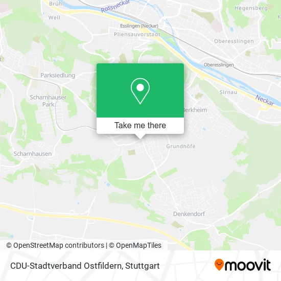 Карта CDU-Stadtverband Ostfildern