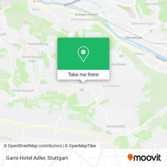 Карта Garni-Hotel Adler