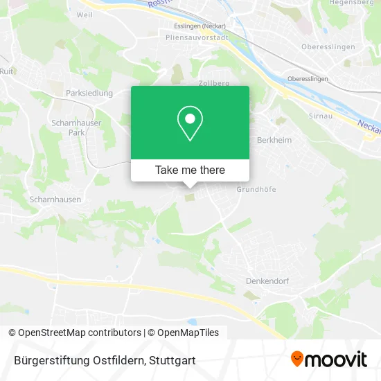 Карта Bürgerstiftung Ostfildern
