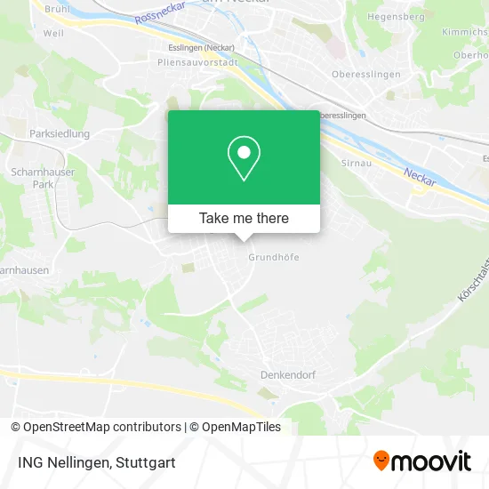 Карта ING Nellingen