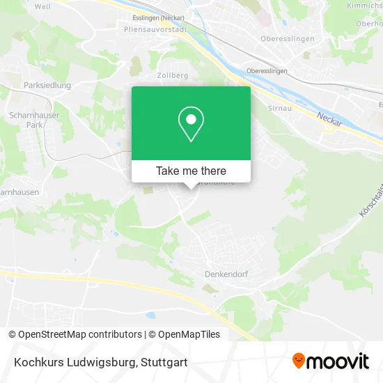 Карта Kochkurs Ludwigsburg