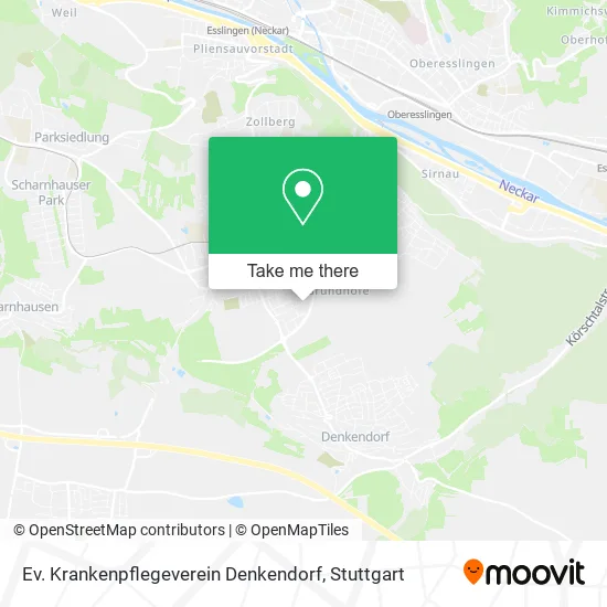 Карта Ev. Krankenpflegeverein Denkendorf