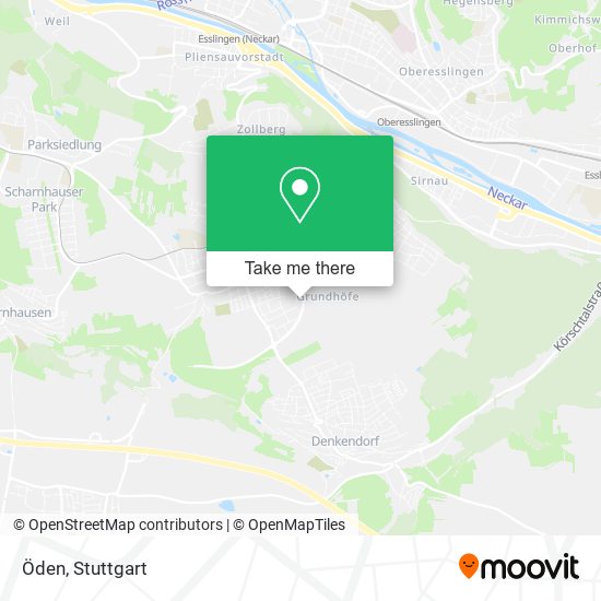 Карта Öden
