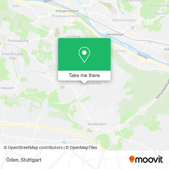 Карта Öden