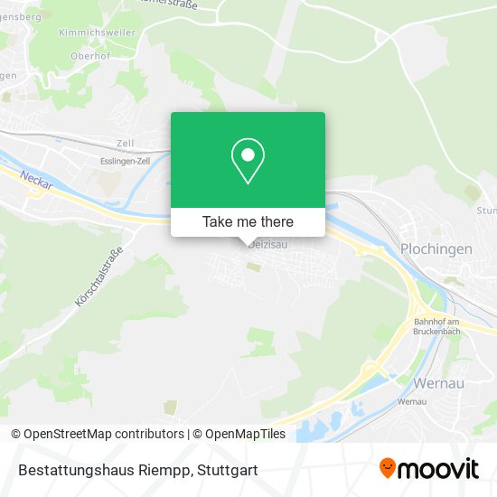 Bestattungshaus Riempp map