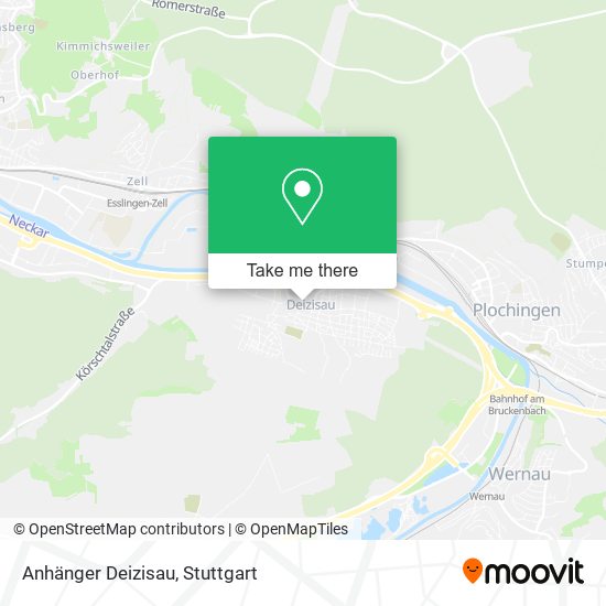 Anhänger Deizisau map