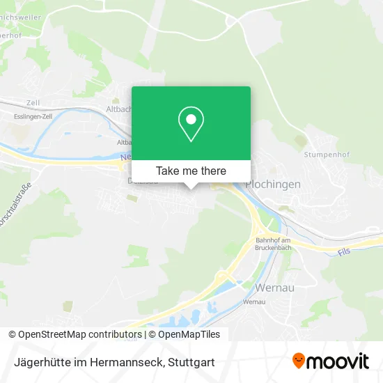 Карта Jägerhütte im Hermannseck