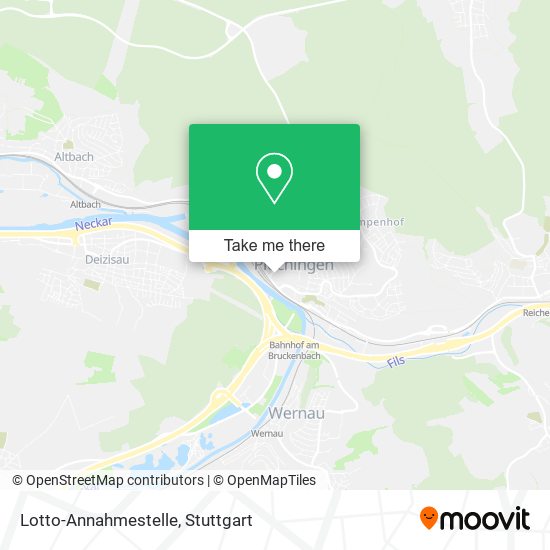 Lotto-Annahmestelle map