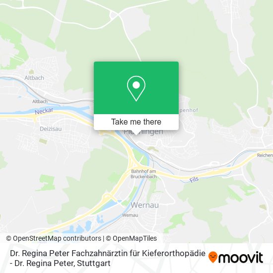 Dr. Regina Peter Fachzahnärztin für Kieferorthopädie - Dr. Regina Peter map