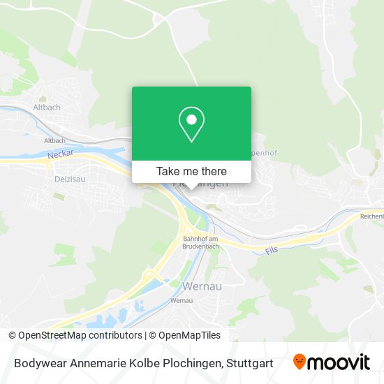 Bodywear Annemarie Kolbe Plochingen map