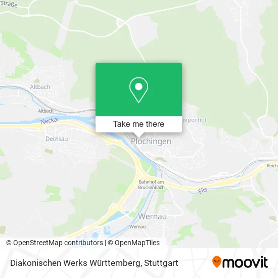 Diakonischen Werks Württemberg map