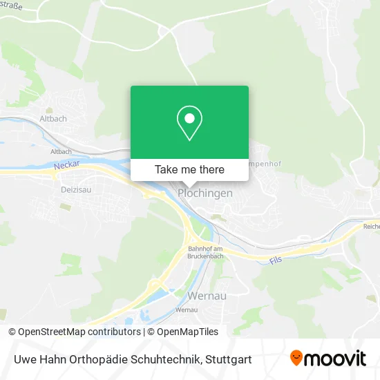 Карта Uwe Hahn Orthopädie Schuhtechnik