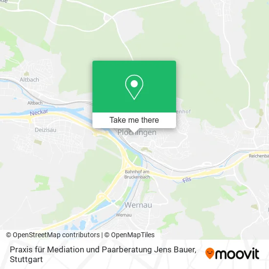 Карта Praxis für Mediation und Paarberatung Jens Bauer