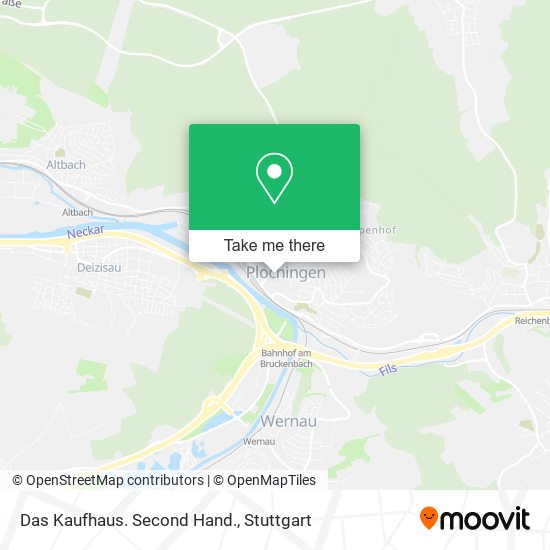 Das Kaufhaus. Second Hand. map