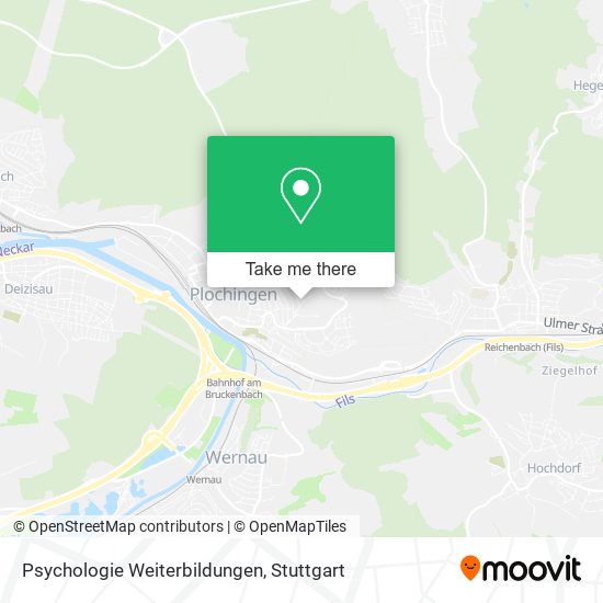 Psychologie Weiterbildungen map