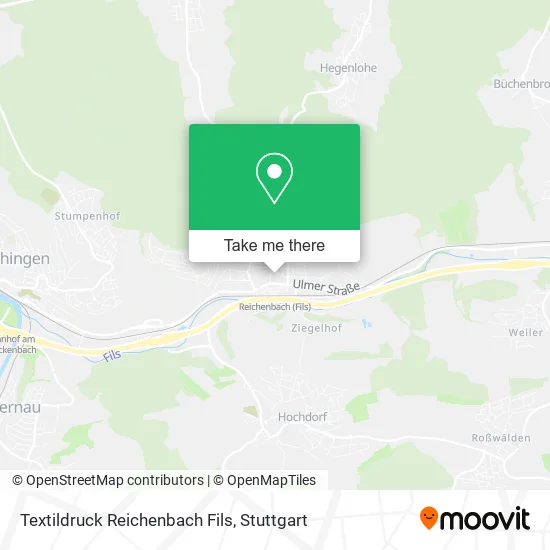 Карта Textildruck Reichenbach Fils