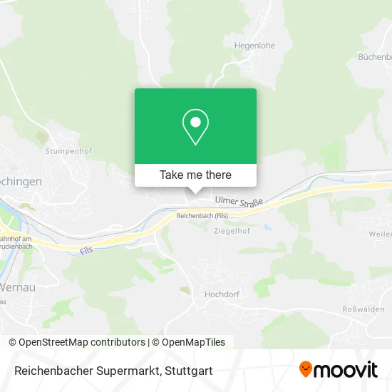Карта Reichenbacher Supermarkt