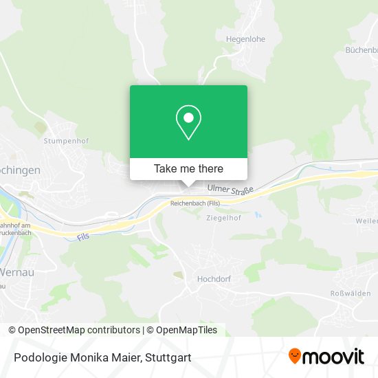 Podologie Monika Maier map