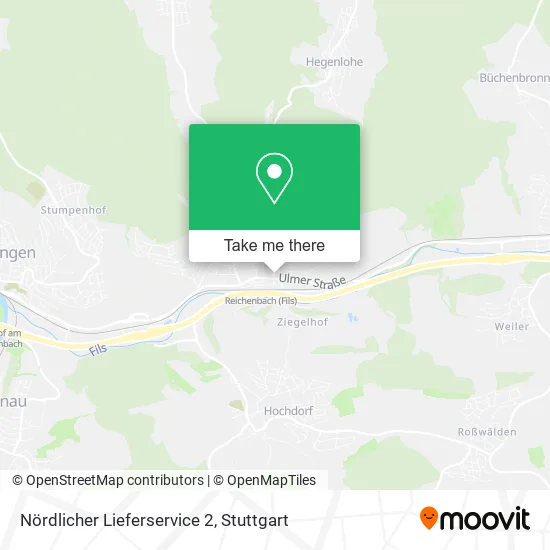 Карта Nördlicher Lieferservice 2