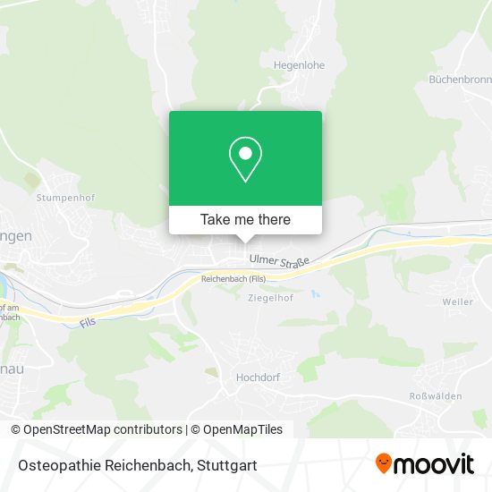 Карта Osteopathie Reichenbach