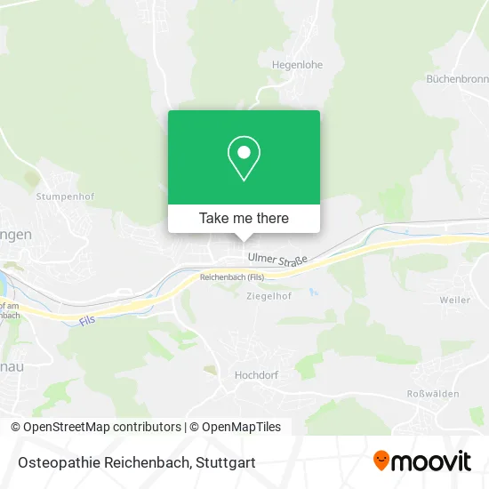 Карта Osteopathie Reichenbach