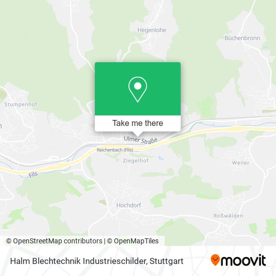 Halm Blechtechnik Industrieschilder map