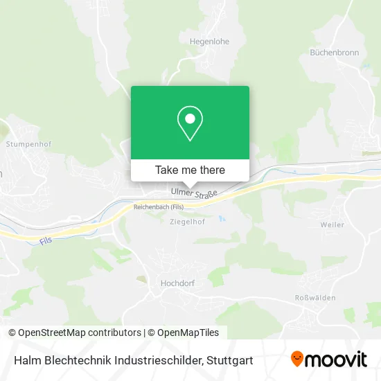 Карта Halm Blechtechnik Industrieschilder
