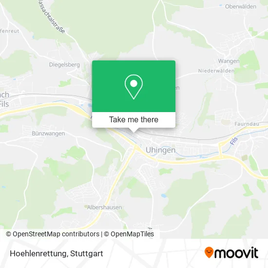 Карта Hoehlenrettung